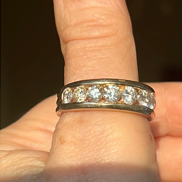 14 karat gold and 2 carat diamond men’s ring - Picture 7 of 7